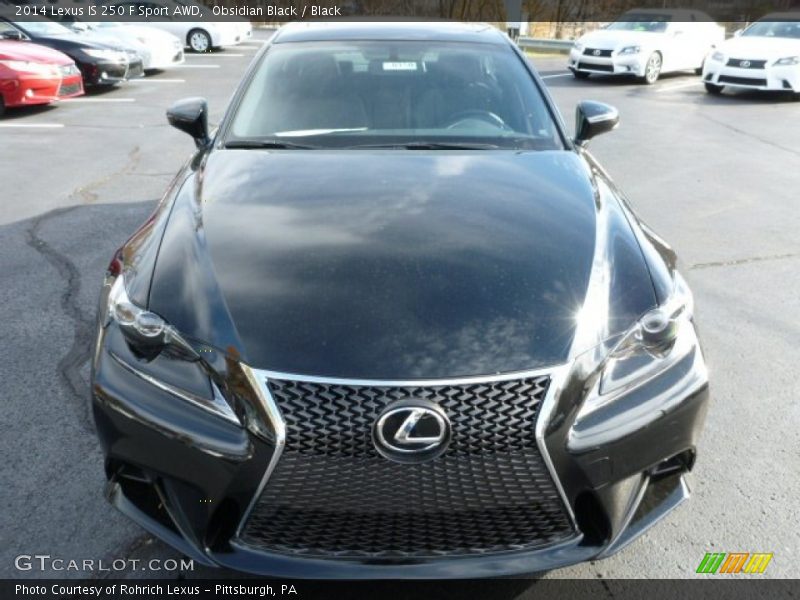 Obsidian Black / Black 2014 Lexus IS 250 F Sport AWD