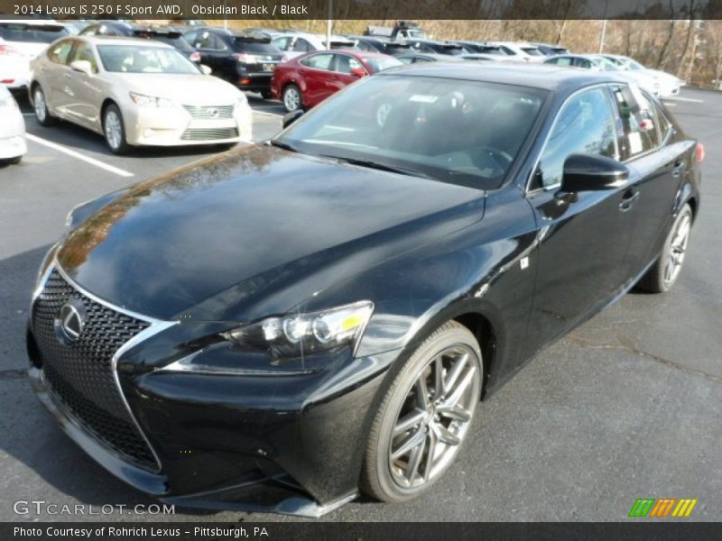 Obsidian Black / Black 2014 Lexus IS 250 F Sport AWD