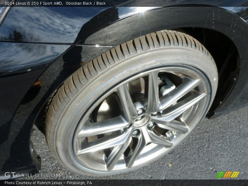 Obsidian Black / Black 2014 Lexus IS 250 F Sport AWD