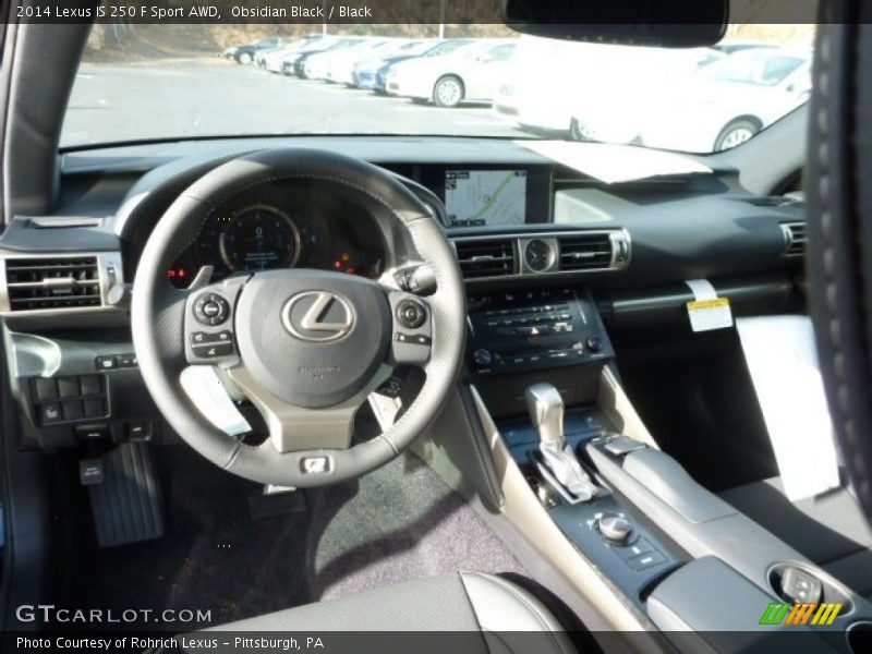 Obsidian Black / Black 2014 Lexus IS 250 F Sport AWD