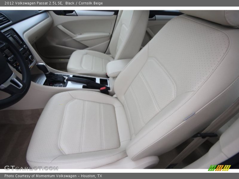 Black / Cornsilk Beige 2012 Volkswagen Passat 2.5L SE