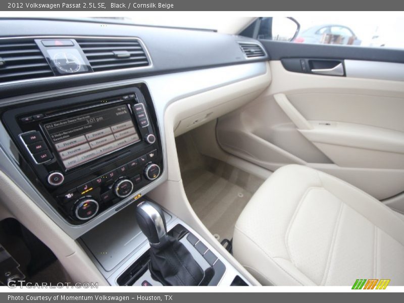 Black / Cornsilk Beige 2012 Volkswagen Passat 2.5L SE