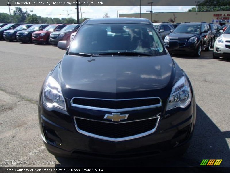 Ashen Gray Metallic / Jet Black 2013 Chevrolet Equinox LS