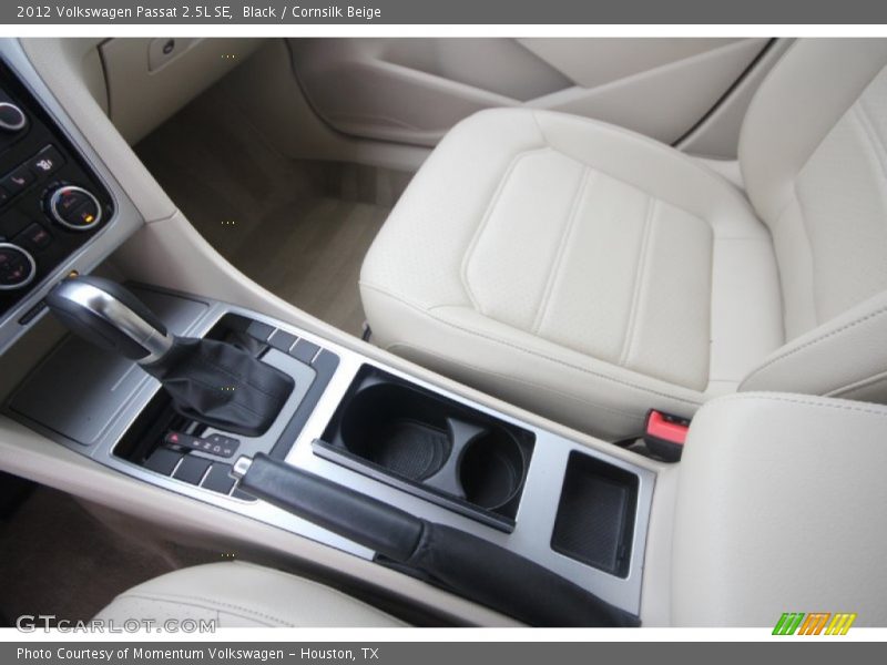 Black / Cornsilk Beige 2012 Volkswagen Passat 2.5L SE