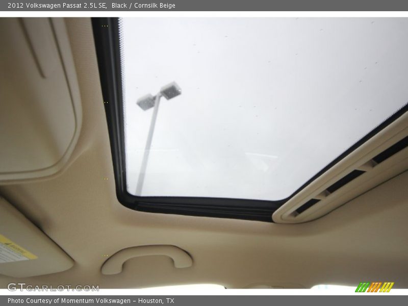 Black / Cornsilk Beige 2012 Volkswagen Passat 2.5L SE