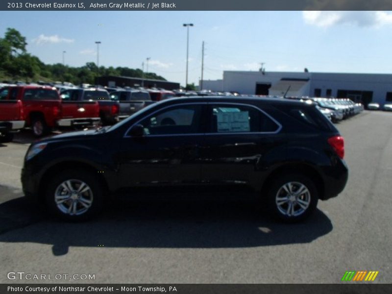 Ashen Gray Metallic / Jet Black 2013 Chevrolet Equinox LS