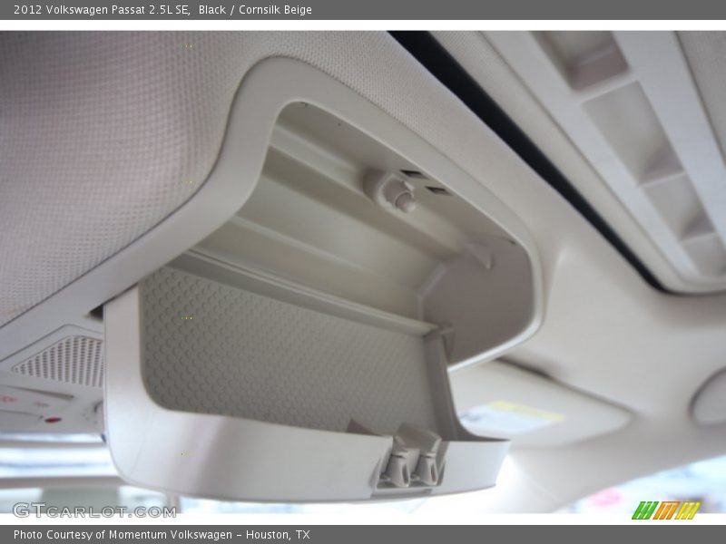 Black / Cornsilk Beige 2012 Volkswagen Passat 2.5L SE