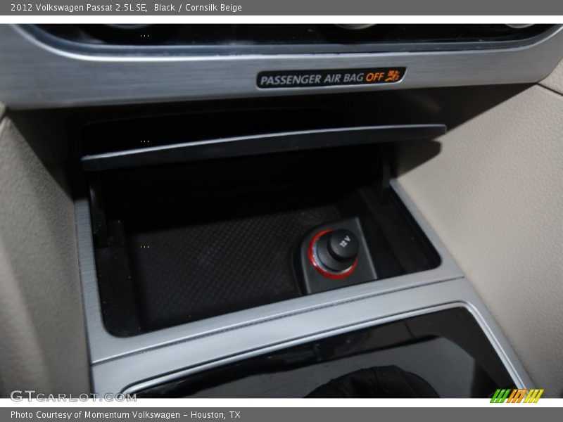 Black / Cornsilk Beige 2012 Volkswagen Passat 2.5L SE