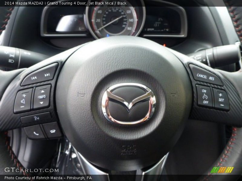 Jet Black Mica / Black 2014 Mazda MAZDA3 i Grand Touring 4 Door