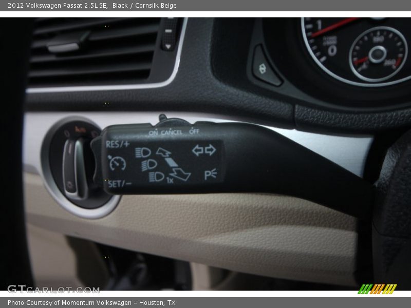 Black / Cornsilk Beige 2012 Volkswagen Passat 2.5L SE
