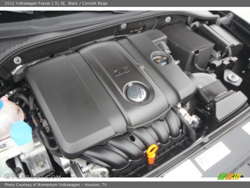 Black / Cornsilk Beige 2012 Volkswagen Passat 2.5L SE