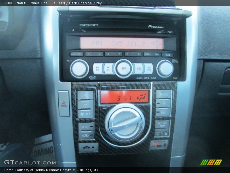 Wave Line Blue Pearl / Dark Charcoal Gray 2008 Scion tC