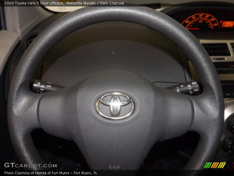 Meteorite Metallic / Dark Charcoal 2009 Toyota Yaris 5 Door Liftback