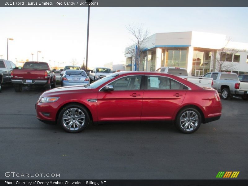 Red Candy / Light Stone 2011 Ford Taurus Limited