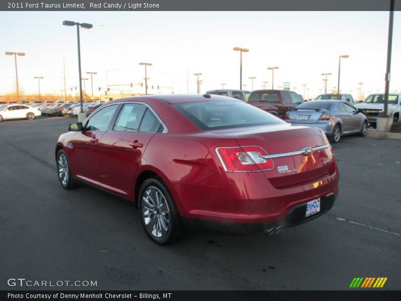Red Candy / Light Stone 2011 Ford Taurus Limited