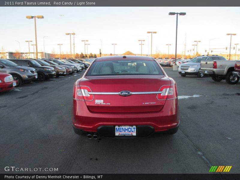 Red Candy / Light Stone 2011 Ford Taurus Limited