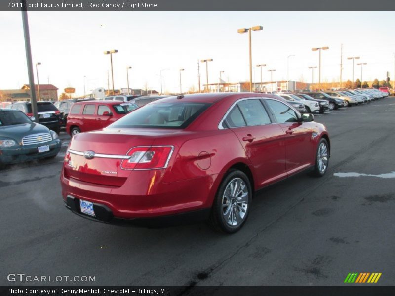 Red Candy / Light Stone 2011 Ford Taurus Limited