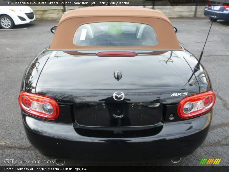 Jet Black / Spicy Mocha 2014 Mazda MX-5 Miata Grand Touring Roadster