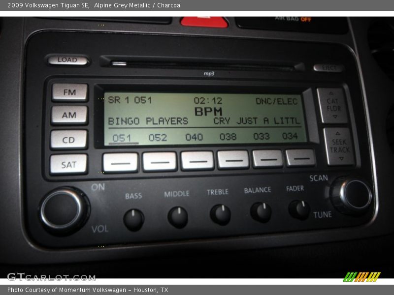 Alpine Grey Metallic / Charcoal 2009 Volkswagen Tiguan SE