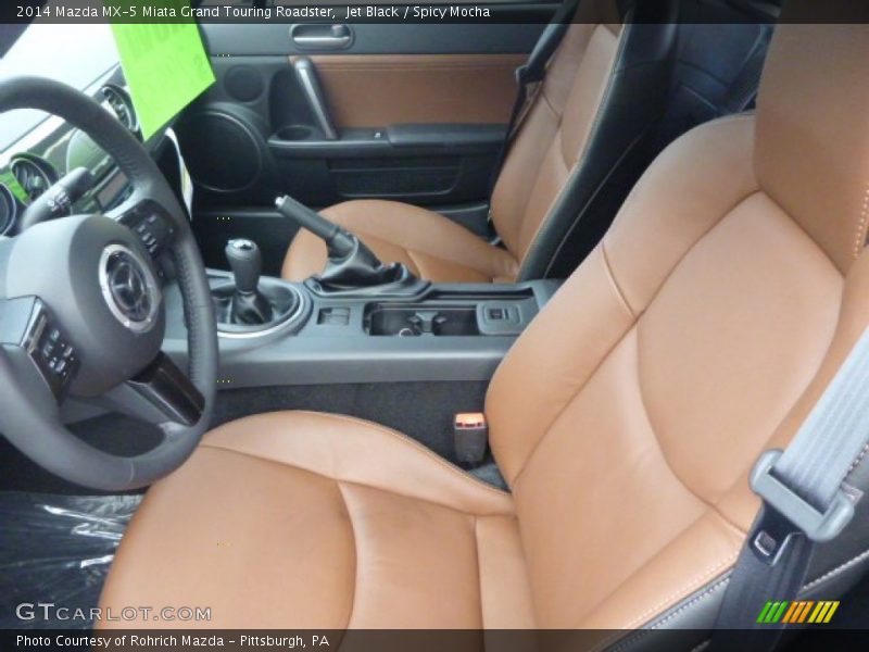  2014 MX-5 Miata Grand Touring Roadster Spicy Mocha Interior