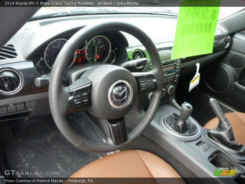 Spicy Mocha Interior - 2014 MX-5 Miata Grand Touring Roadster 