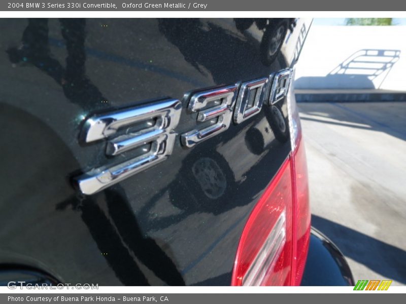 Oxford Green Metallic / Grey 2004 BMW 3 Series 330i Convertible