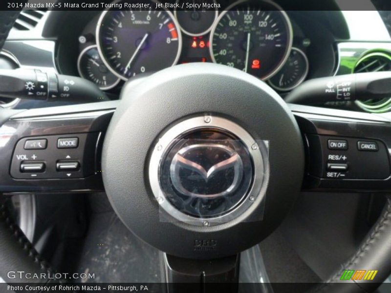 Controls of 2014 MX-5 Miata Grand Touring Roadster