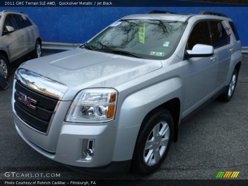 Quicksilver Metallic / Jet Black 2011 GMC Terrain SLE AWD