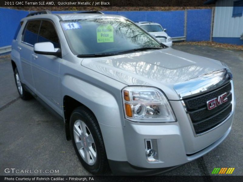 Quicksilver Metallic / Jet Black 2011 GMC Terrain SLE AWD