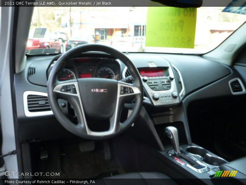 Quicksilver Metallic / Jet Black 2011 GMC Terrain SLE AWD