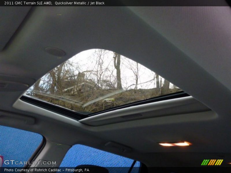Quicksilver Metallic / Jet Black 2011 GMC Terrain SLE AWD