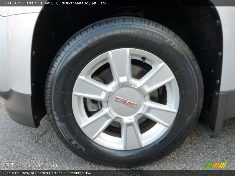 Quicksilver Metallic / Jet Black 2011 GMC Terrain SLE AWD