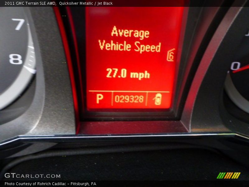 Quicksilver Metallic / Jet Black 2011 GMC Terrain SLE AWD