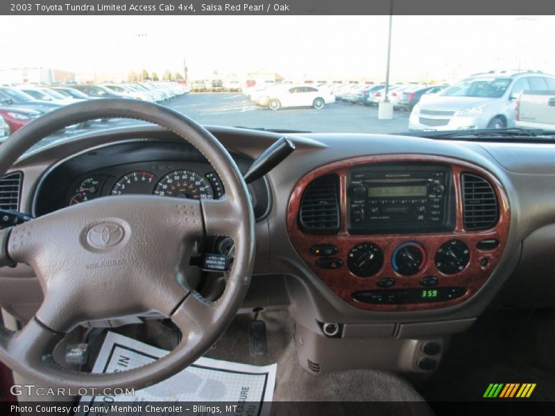 Salsa Red Pearl / Oak 2003 Toyota Tundra Limited Access Cab 4x4