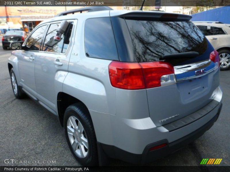 Quicksilver Metallic / Jet Black 2011 GMC Terrain SLE AWD