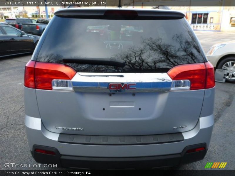 Quicksilver Metallic / Jet Black 2011 GMC Terrain SLE AWD