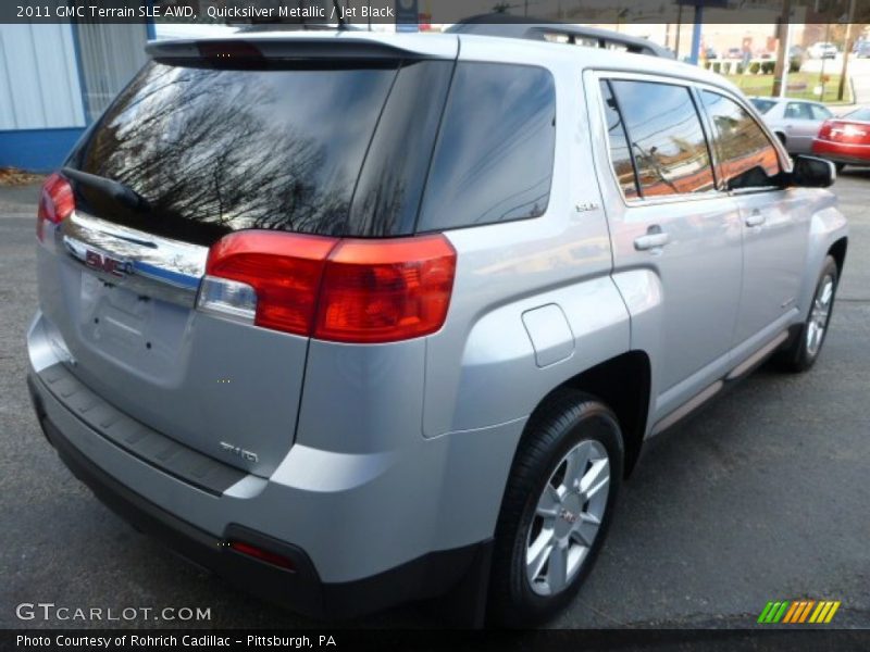 Quicksilver Metallic / Jet Black 2011 GMC Terrain SLE AWD