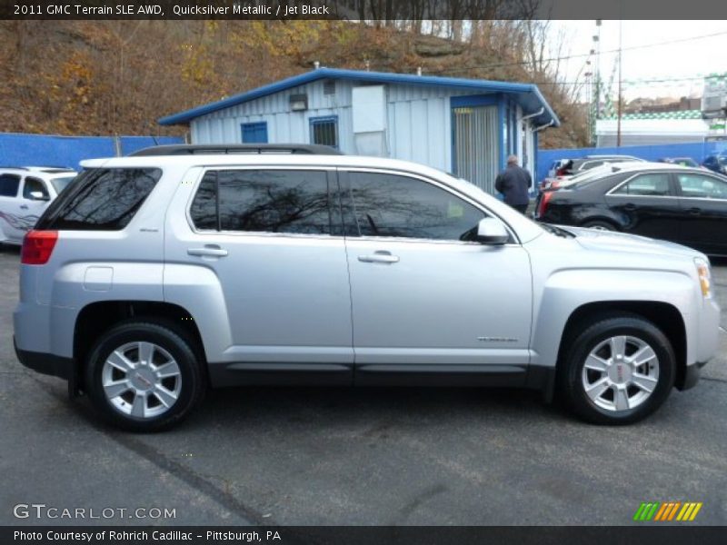 Quicksilver Metallic / Jet Black 2011 GMC Terrain SLE AWD