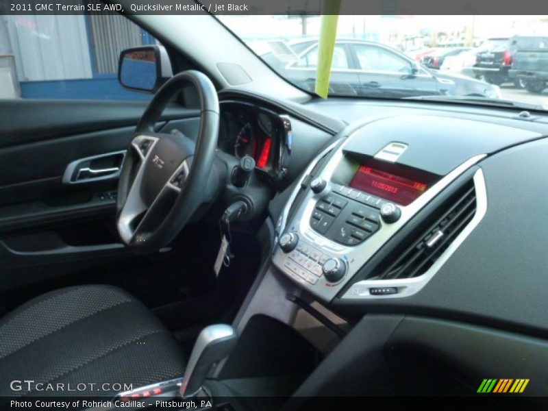 Quicksilver Metallic / Jet Black 2011 GMC Terrain SLE AWD
