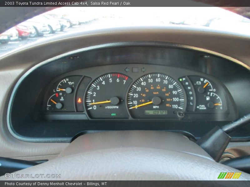 Salsa Red Pearl / Oak 2003 Toyota Tundra Limited Access Cab 4x4