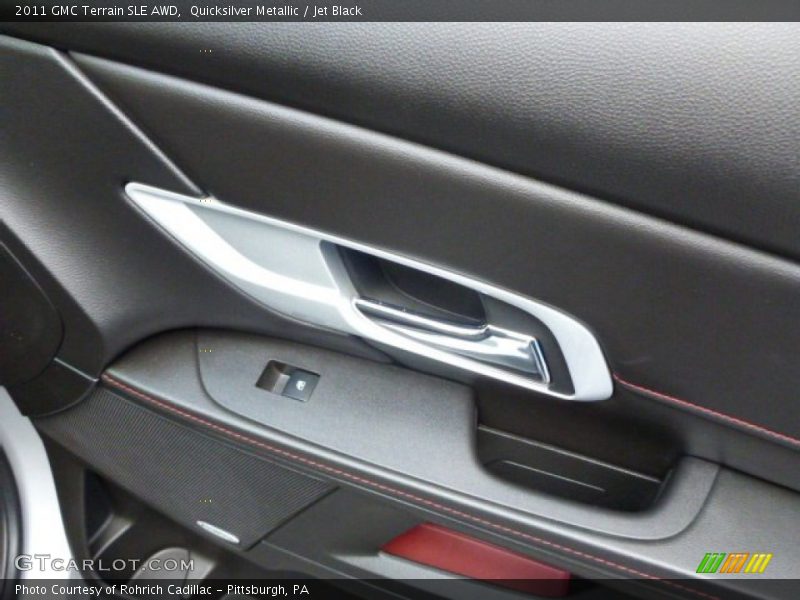Quicksilver Metallic / Jet Black 2011 GMC Terrain SLE AWD