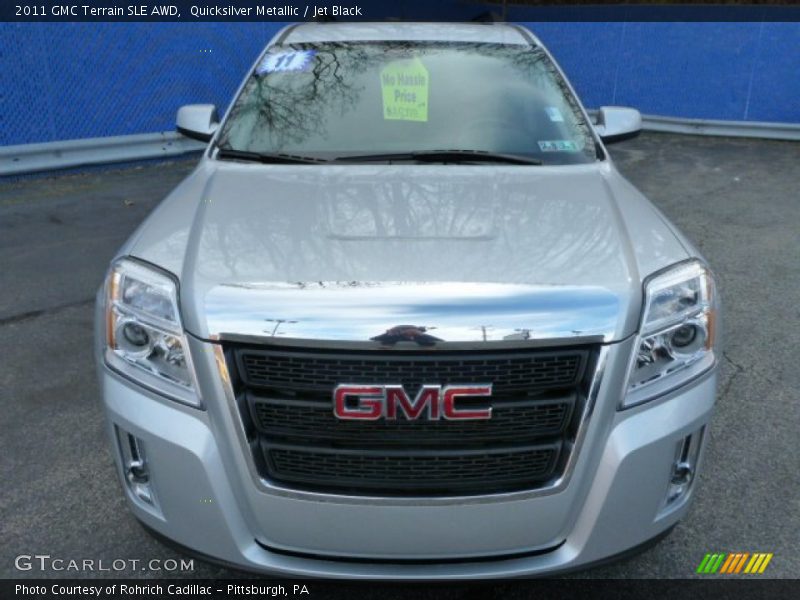 Quicksilver Metallic / Jet Black 2011 GMC Terrain SLE AWD