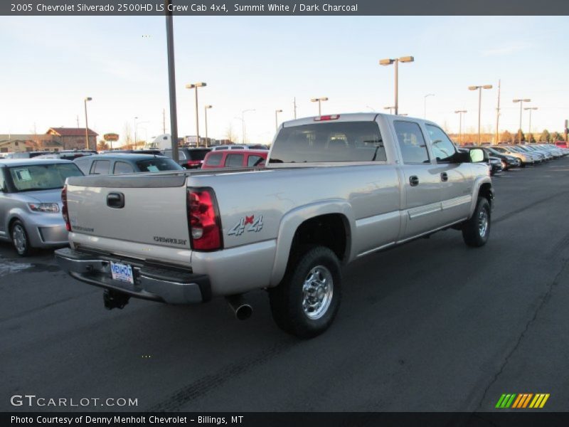 Summit White / Dark Charcoal 2005 Chevrolet Silverado 2500HD LS Crew Cab 4x4