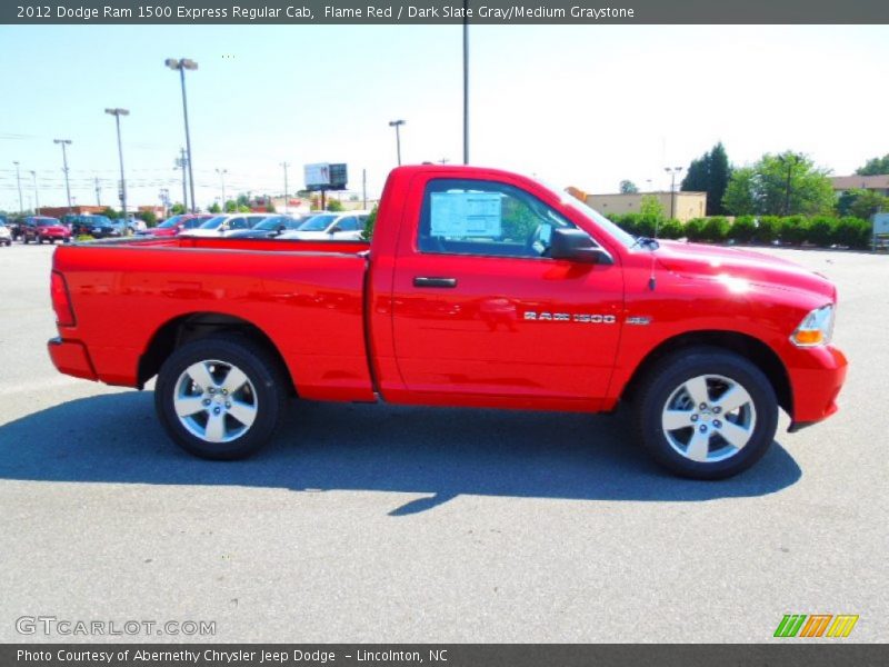 Flame Red / Dark Slate Gray/Medium Graystone 2012 Dodge Ram 1500 Express Regular Cab
