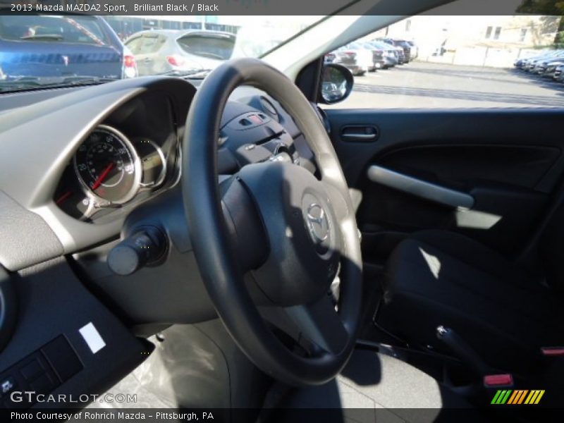 Brilliant Black / Black 2013 Mazda MAZDA2 Sport