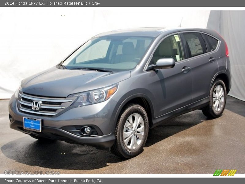 Polished Metal Metallic / Gray 2014 Honda CR-V EX