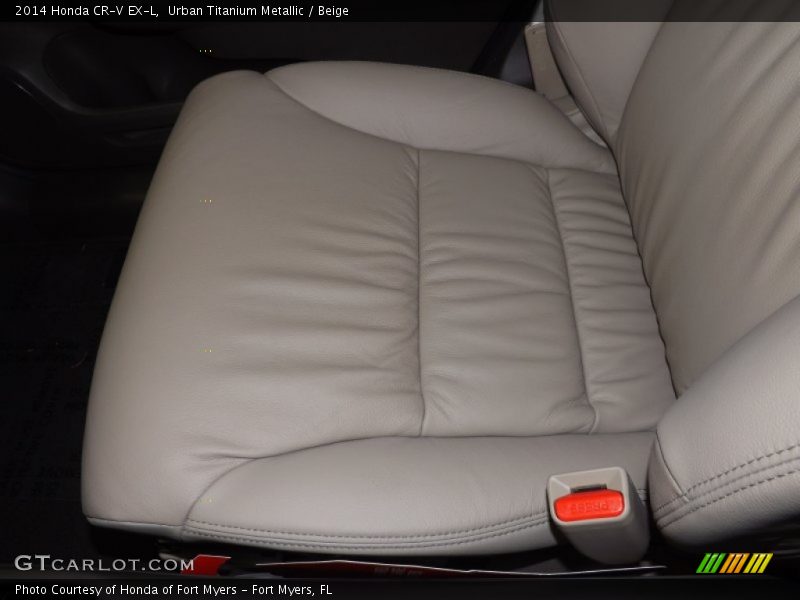 Urban Titanium Metallic / Beige 2014 Honda CR-V EX-L