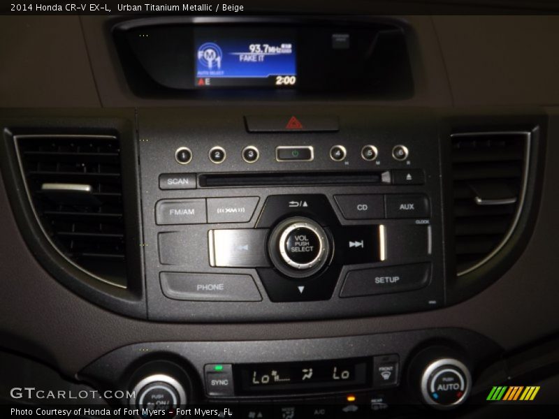 Urban Titanium Metallic / Beige 2014 Honda CR-V EX-L