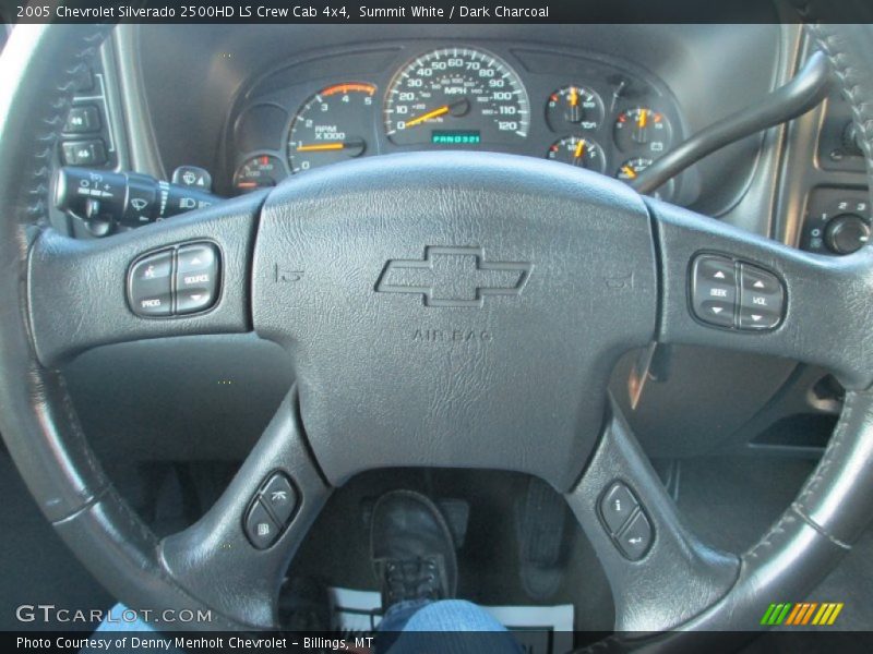 Summit White / Dark Charcoal 2005 Chevrolet Silverado 2500HD LS Crew Cab 4x4