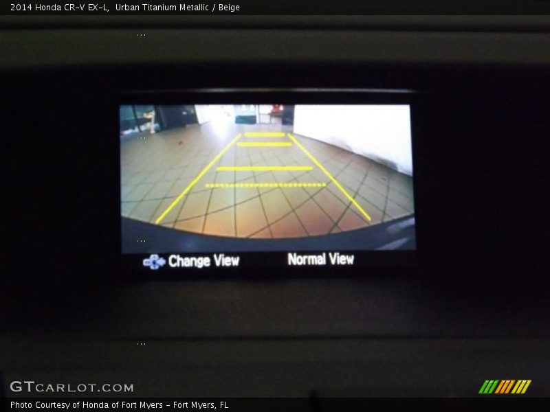 Urban Titanium Metallic / Beige 2014 Honda CR-V EX-L